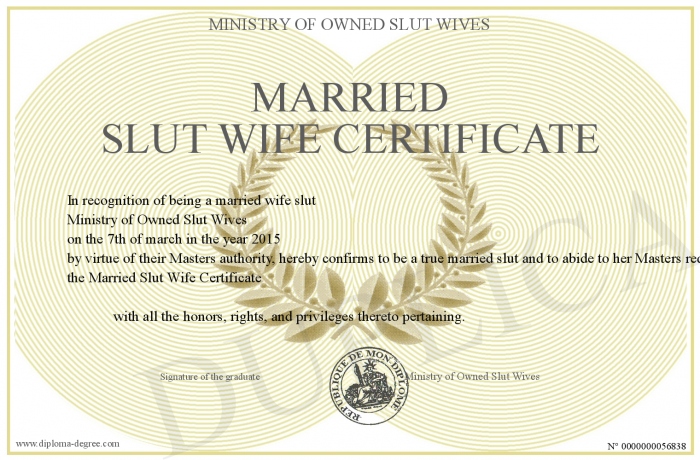 Opinion I married slut wife remarkable Opinion, interesting I married slut wife are not